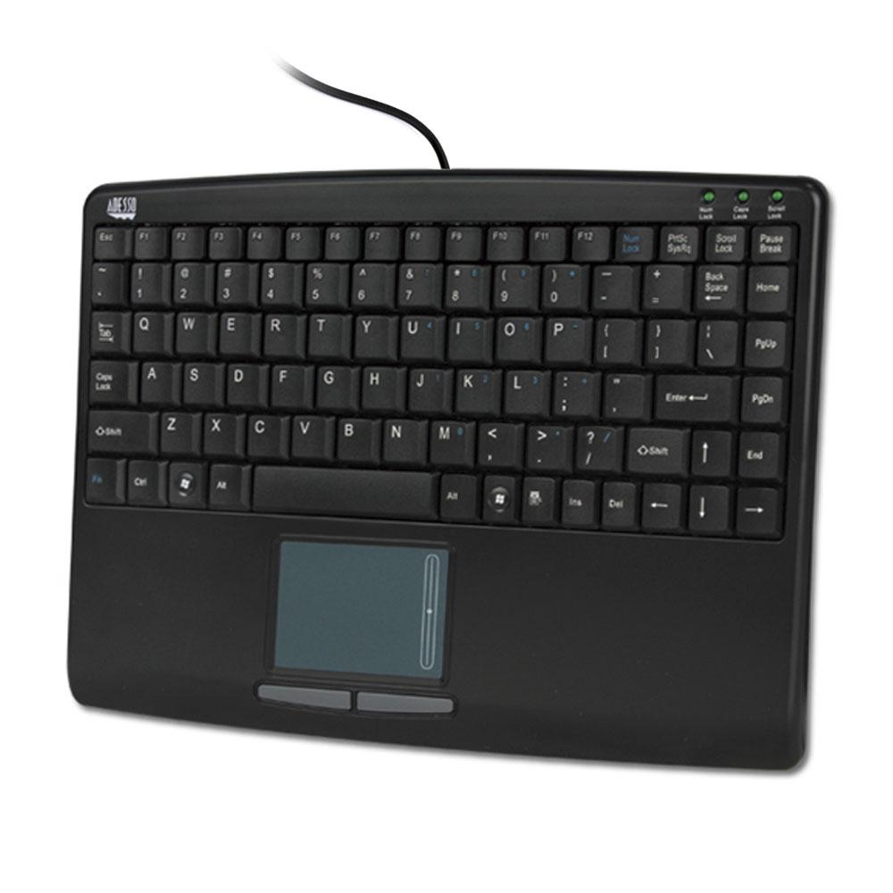 laptop keyboard with touchpad