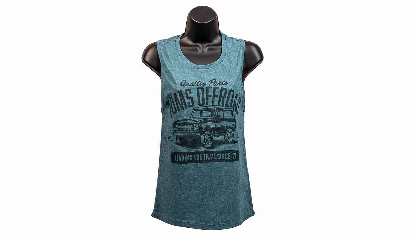 TOMS OFFROAD Ladies Garage Tank Top - Teal 