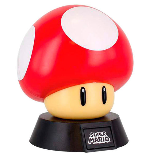 Lampara 3D Seta Super Mario Bros Nintendo