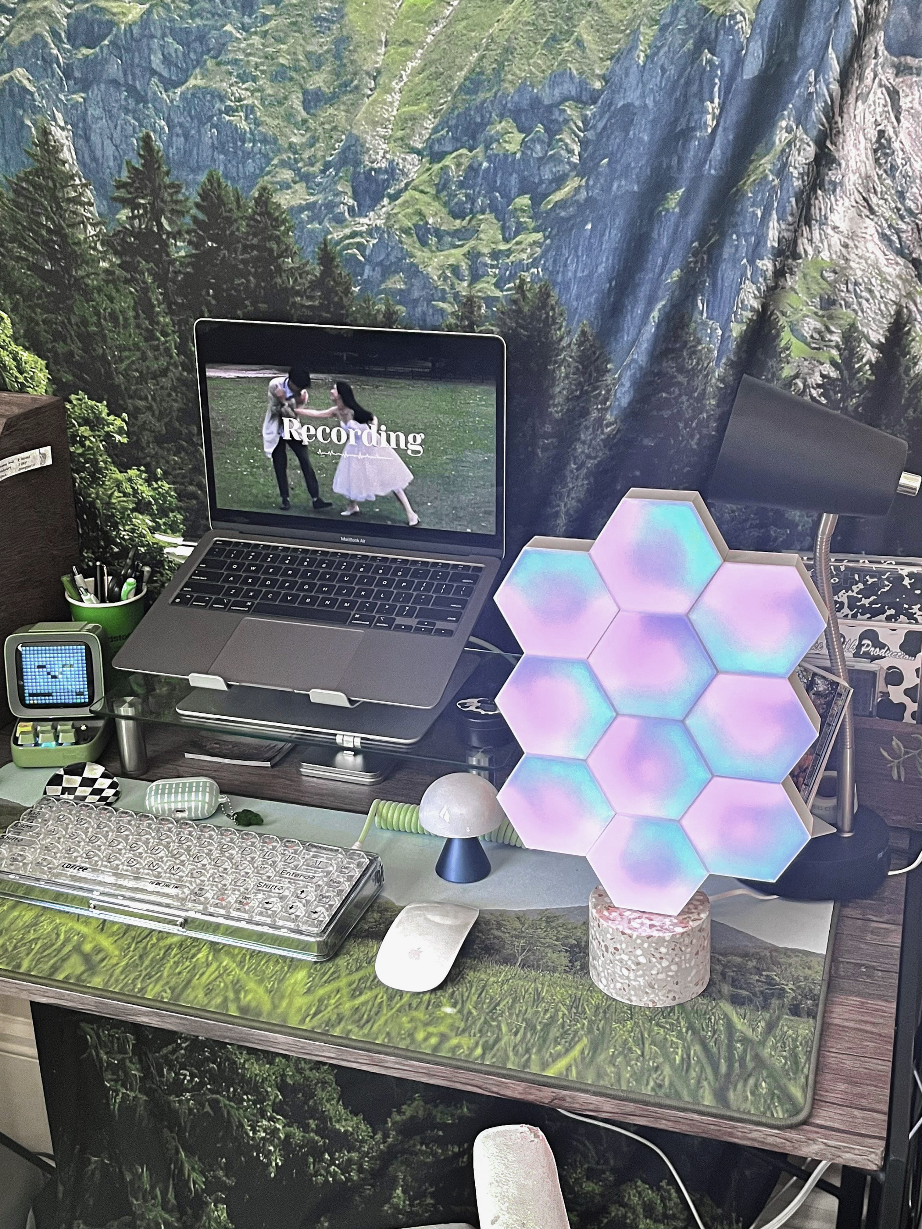 Personalized Hexagon Photo LED Lamp