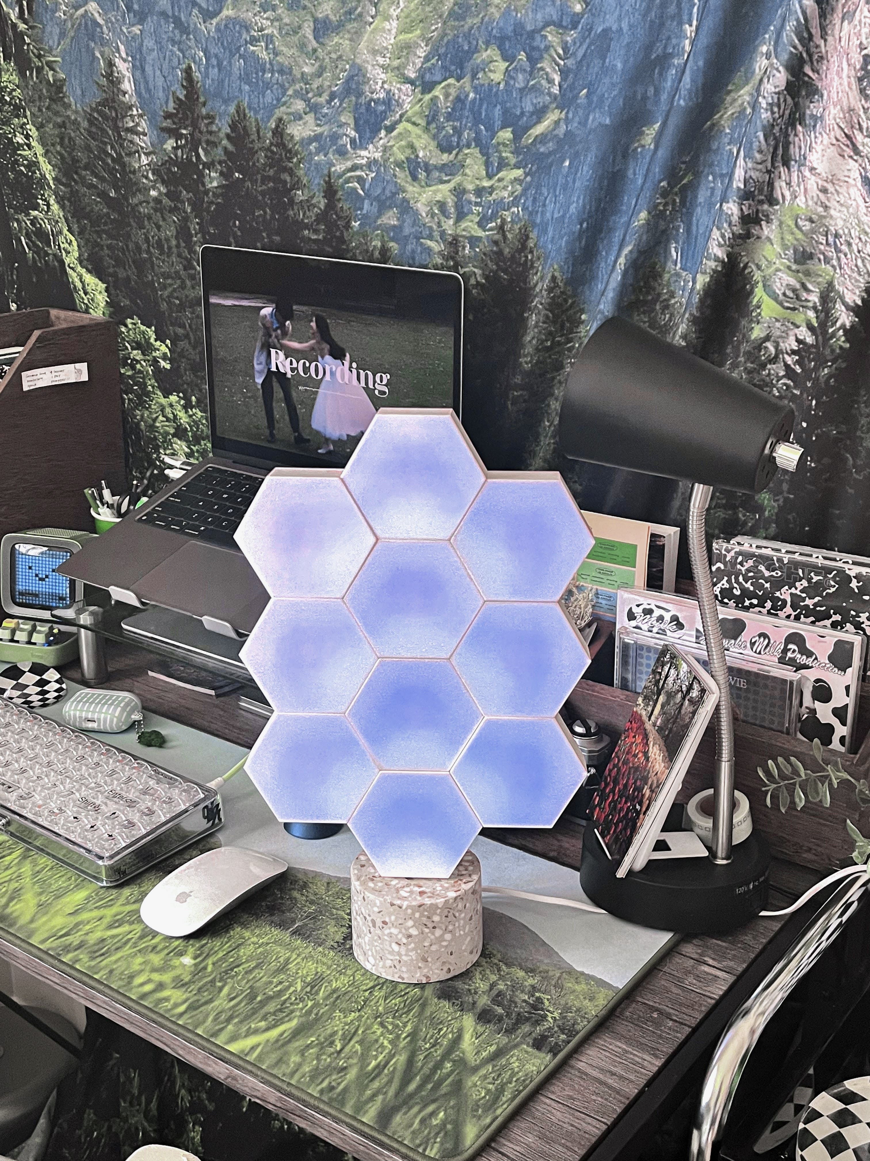 Cololight pro rgb led hexagon light panels - heart lit