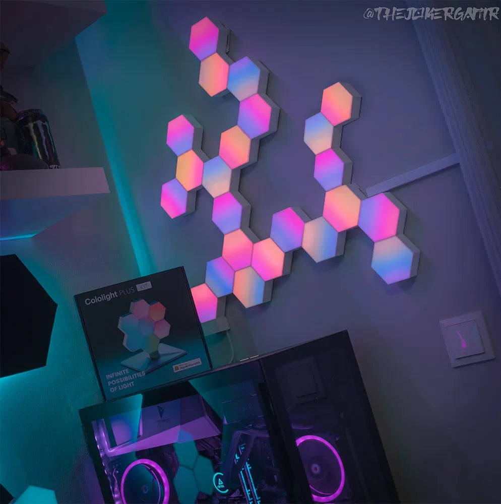 cololight pro rgb hexagon light panel - 23 pcs 3