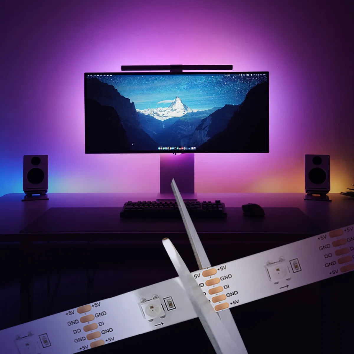 Cololight RGB LED light strip supports precise cutting length