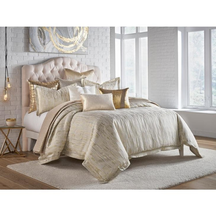 ivory and gold duvet cover