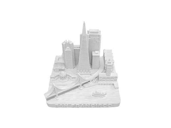 ZIZO San Francisco City Skyline Landmark 3D Model Silver 4 1/2 -  Israel