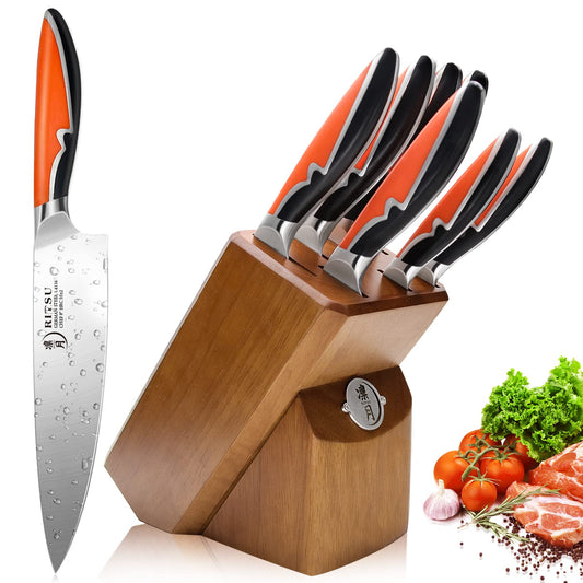 8 Pieces High Carbon Stainless Steel Knife Set – RITSU Knife