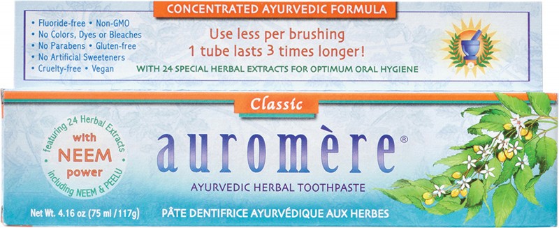 auromere licorice toothpaste