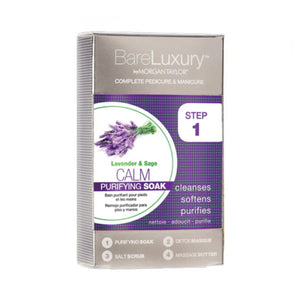 BareLuxury by Morgan Taylor 4 Step Complete Pedicure & Manicure | Lavender & Sage - IVANCA BRAND