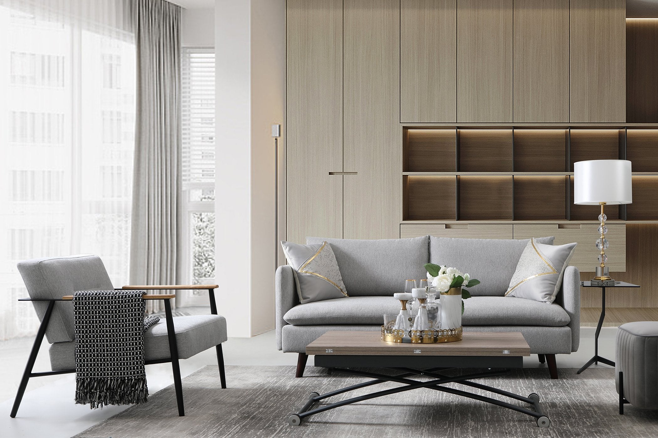 & & Furniture US Modern Couches Contemporary | Apartment Condo Spaze – Sofas Fabric