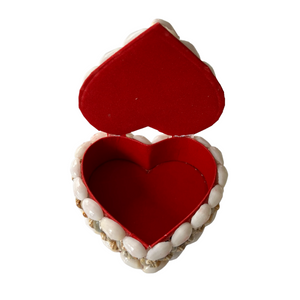 Seashell Heart Shaped, Trinket Box