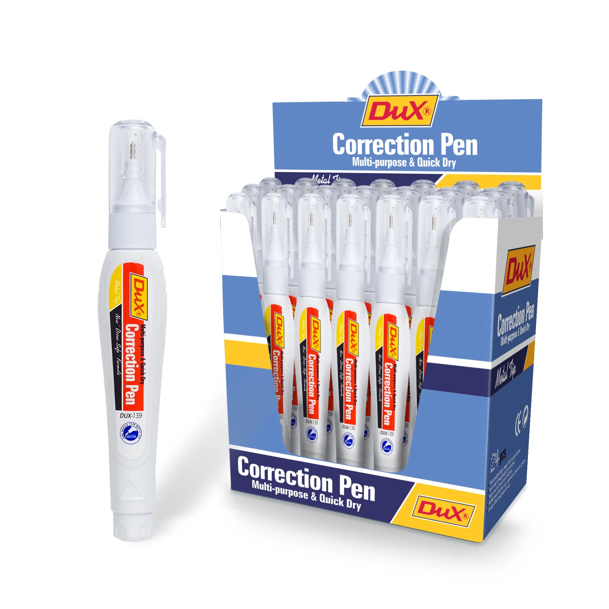Dux 139 Correction Pen [IS][1Pc] : Get FREE delivery and huge discounts @   – KATIB - Paper and Stationery at your doorstep