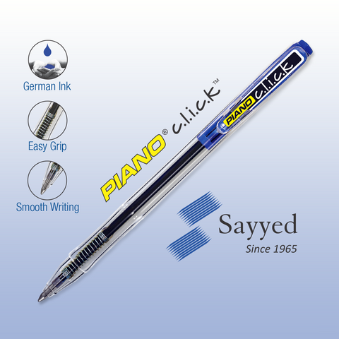 Piano Ball Pen Jelflo Black (Box) Buy Online Pakistan