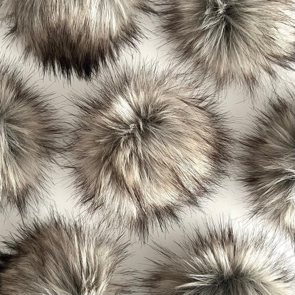 BELLINI luxury faux fur pom pom