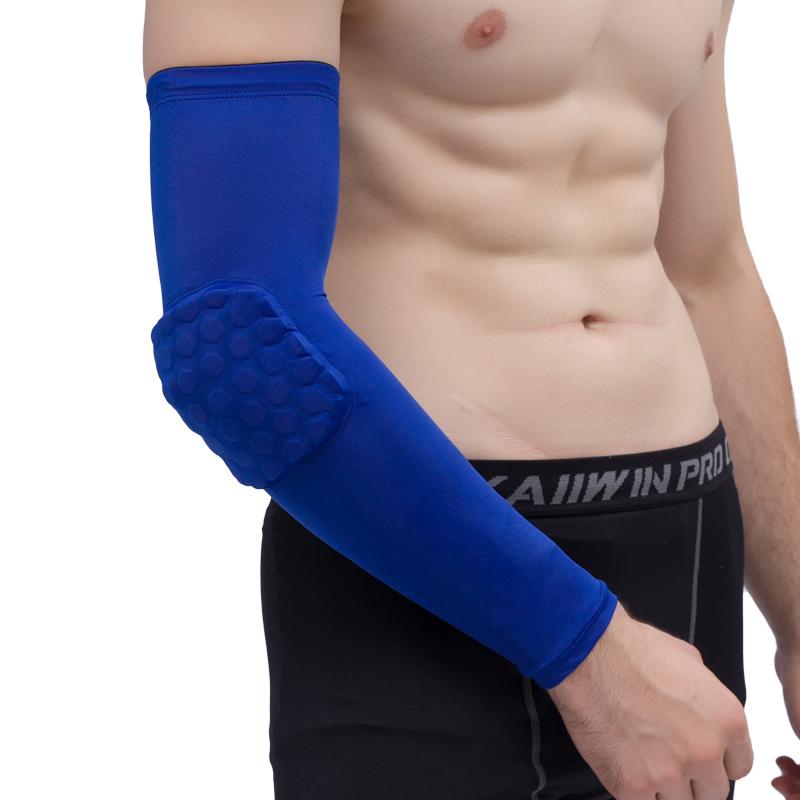 Honeycomb elbow extension anti-collision high elastic basketball arm professional sports protective SDQ6N0018 - applecome