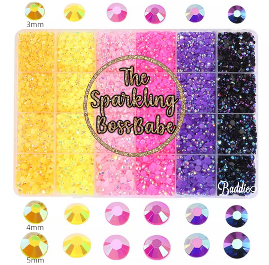 Ocean Waves Rhinestone Kit – The Sparkling Boss Babe