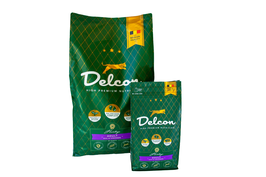 Delcon Adult rich in Chicken - Quality cat food - Buy online now – Delcon  Petfood Shop