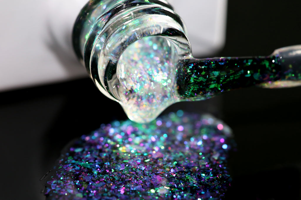Fairy dust holographic glitter additive