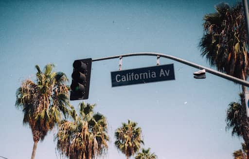 Sign of California Ave