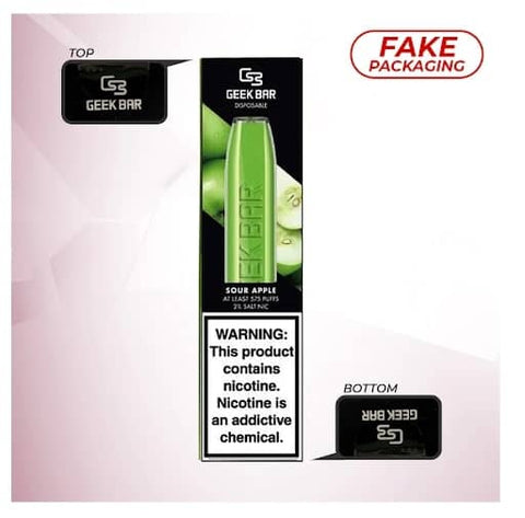 vape fake packaging