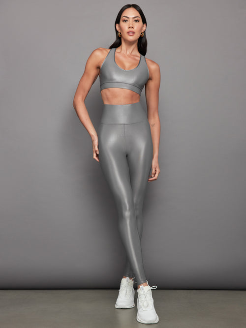 Carbon38, Pants & Jumpsuits, Carbon 38 High Rise Fulllength Legging In Takara  Shine Charcoal Gray Xs