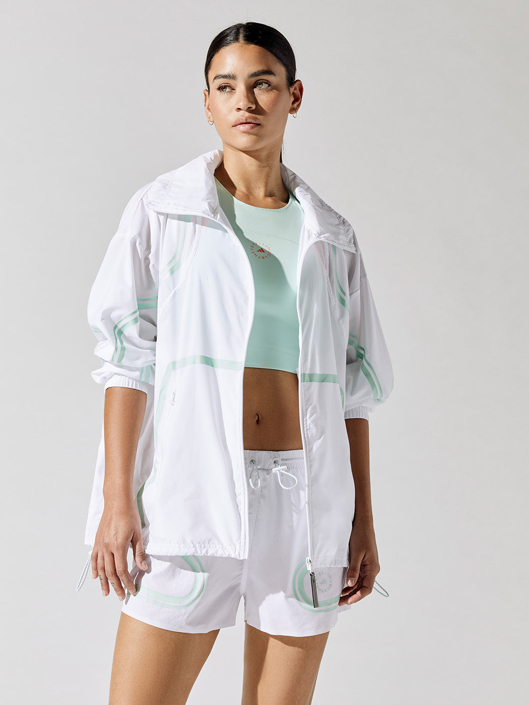 Adidas By Stella Mccartney Asmc Tpa W Jacket - White