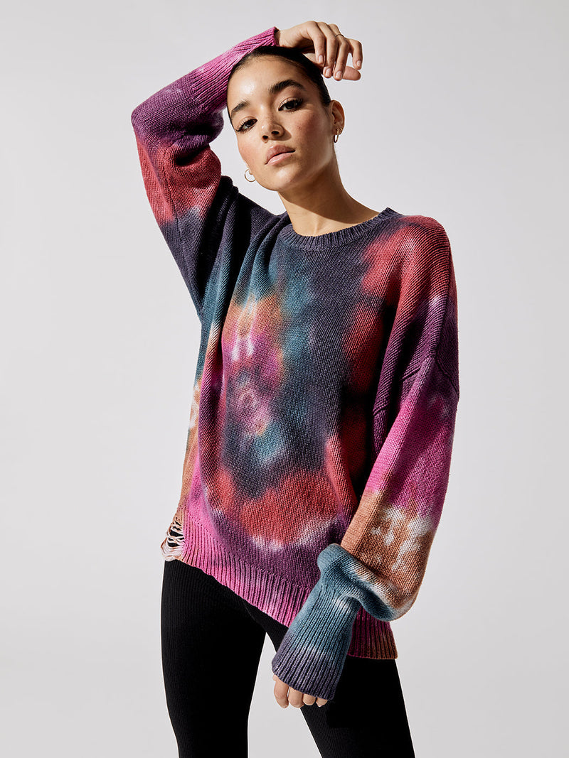 Anabelle Slouchy Sweater - Jewel Dye – Carbon38