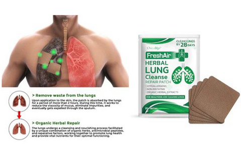 Oveallgo™ Parche reparador de limpieza pulmonar a base de hierbas FreshAir