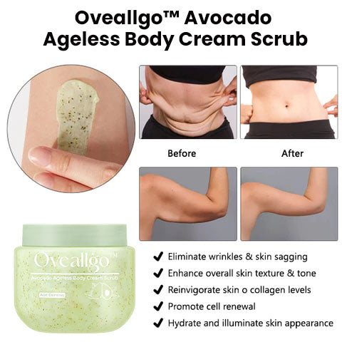 Oveallgo™ Avocado Ageless Body Cream Scrub