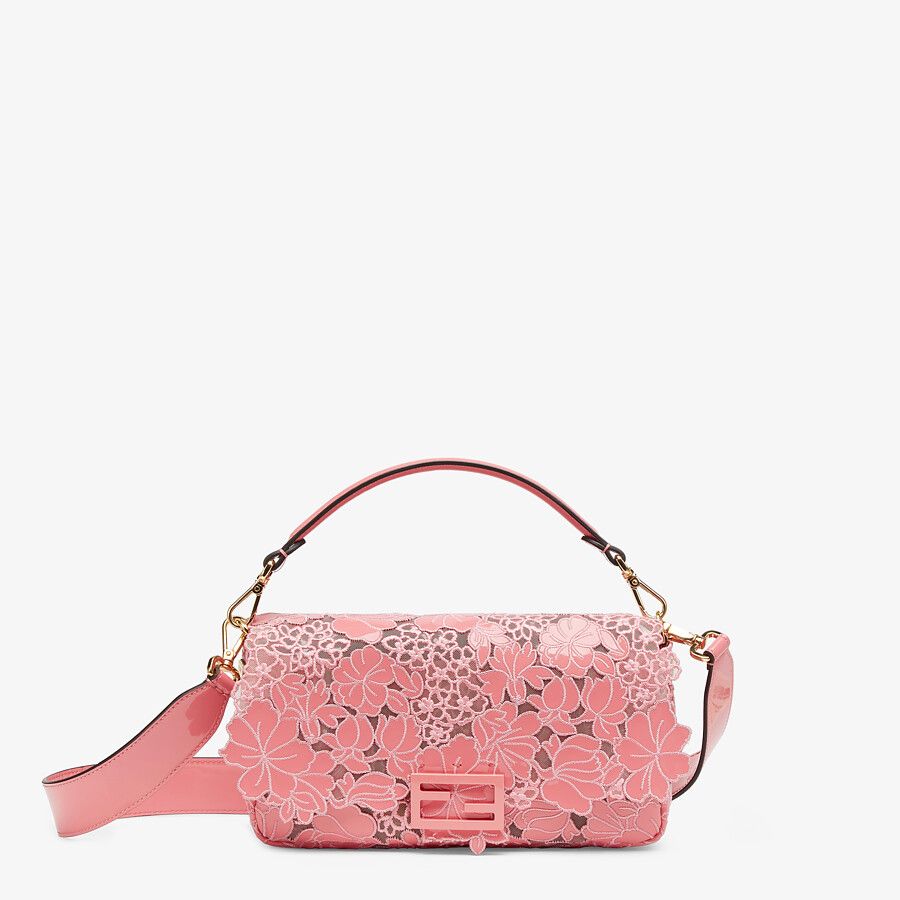 fendi baguette embroidered bag