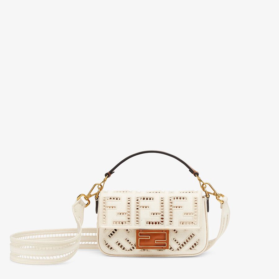 fendi embroidered baguette