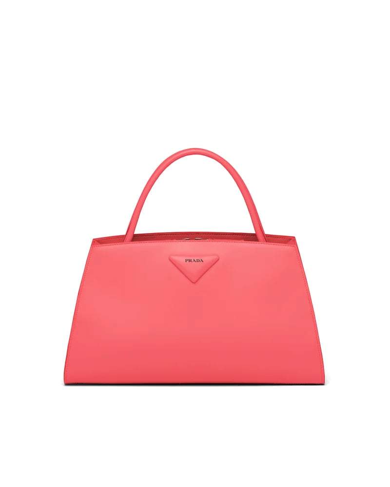 prada brushed leather handbag