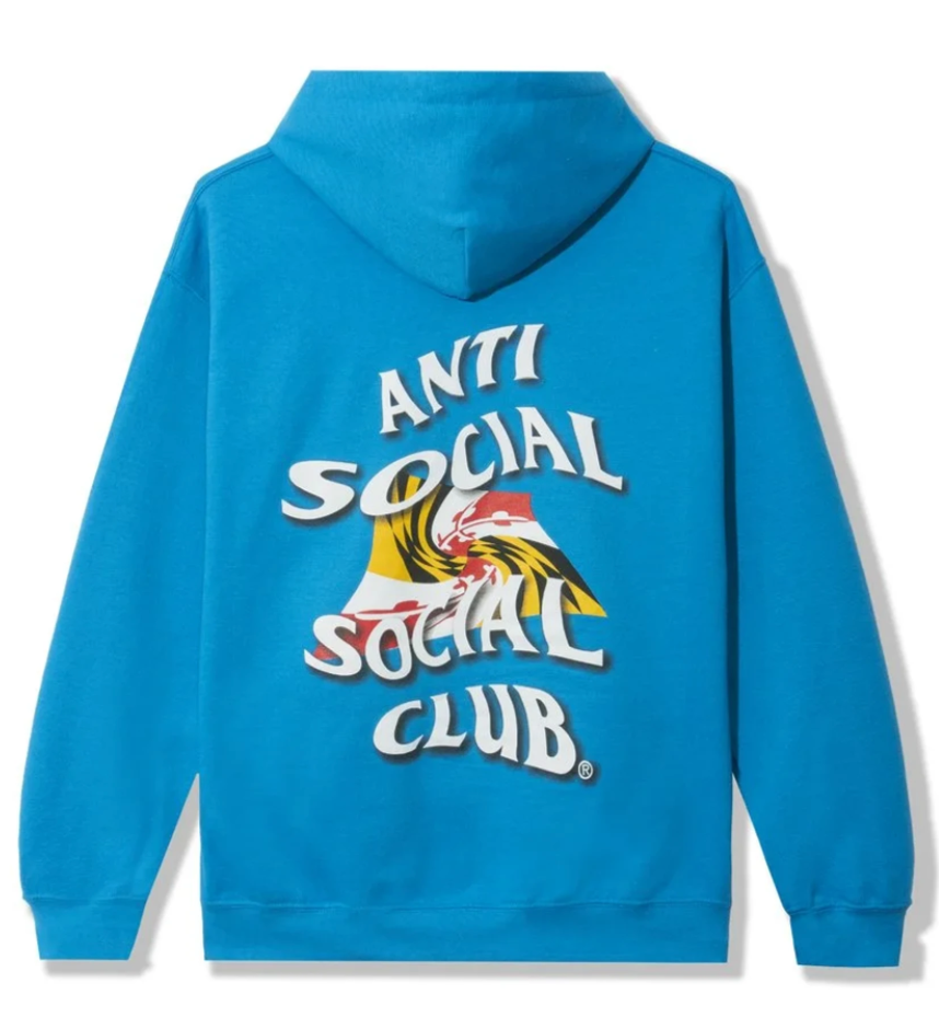 Anti Social Social Hoodie Maryland Blue Hoodie