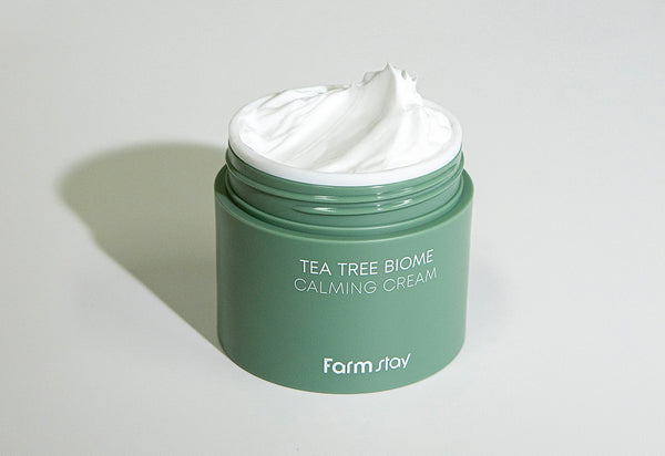 Farmstay Tea Tree Biome Calming Cream - Korea Korean Skincare Face Cream - Ushops