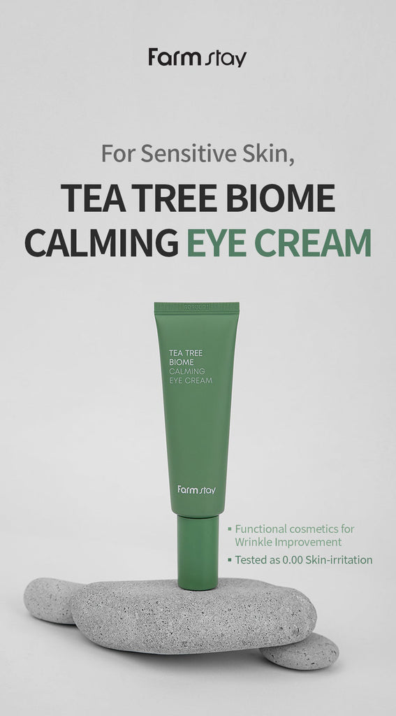 Farmstay Tea Tree Biome Calming Eye Cream - Korea Korean Skincare Eye Care - Ushops