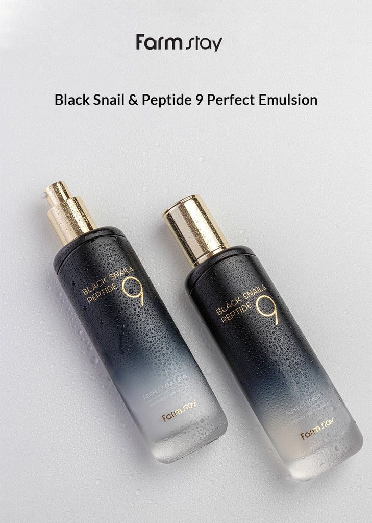 Farmstay Black Snail & Peptide 9 Perfect Emulsion - Anti Aging - Korea - Ushops