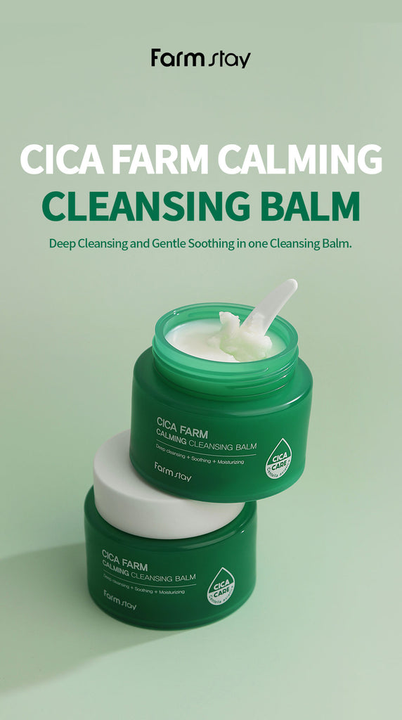 Farmstay Cica Farm Calming Cleansing Balm - Face Cleansing - Ushops - Korea Skincare