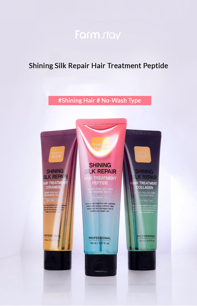Farmstay Shining Silk Repair Hair Treatment Peptide - Korea Korean Hair care Essence - Ushops