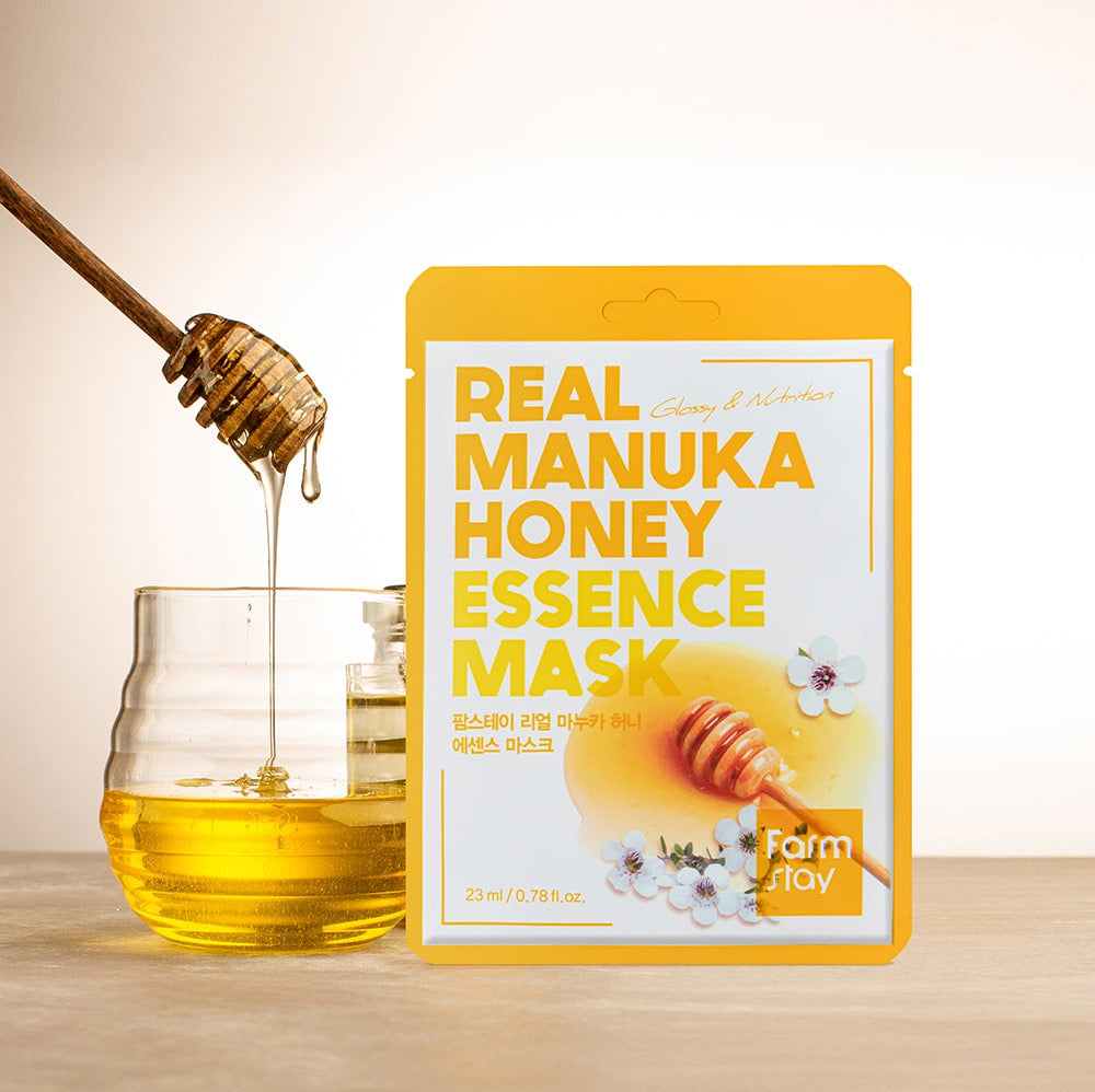 Farmstay Real Manuka Honey Essence Mask - Korea Korean Face Mask Sheet - Ushops