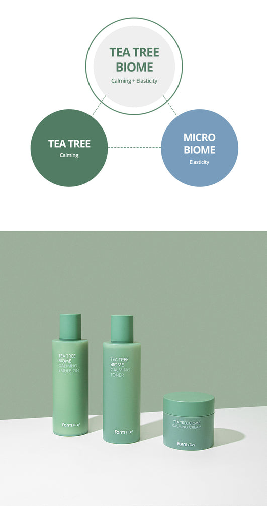 Farmstay Tea Tree Biome Calming Cream - Korea Korean Skincare Face Cream - Ushops