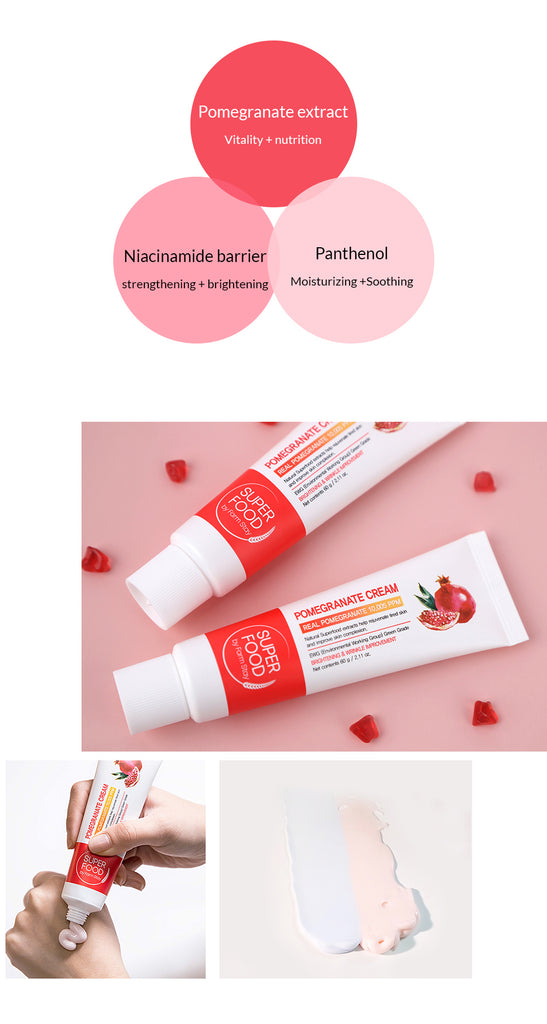 Farmstay Superfood Pomegranate Cream - Face cream Skincare Korean Korea - Ushops