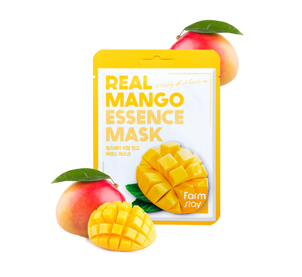 Farmstay Real Mango Essence Mask - Korea Korean Face Mask Sheet - Ushops