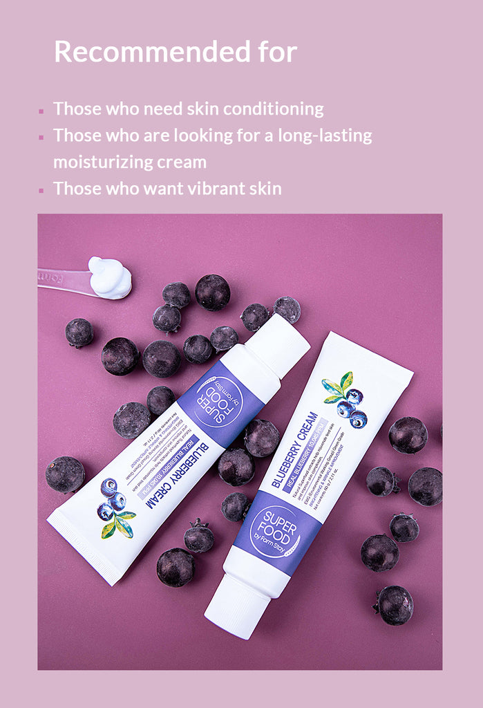 Farmstay Superfood Blueberry Cream - Face cream Skincare Korean Korea - Ushops