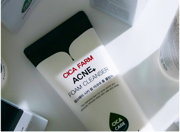 Farmstay Cica Farm Acne Foam Cleanser - Face Cleansing - Korea Skincare - Centella Asiatica - Ushops