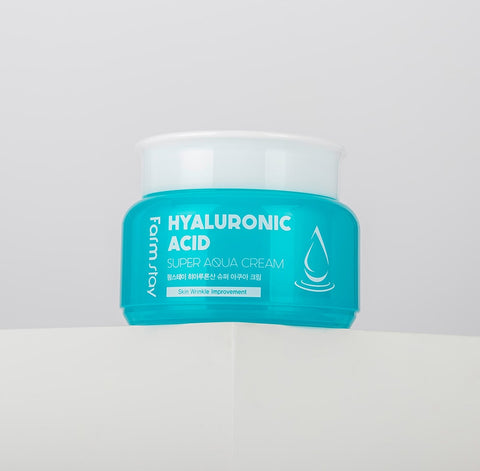 Farmstay Hyaluronic Acid Super Aqua Cream - Moisturizing Korea Korean Skincare Face Care Day Cream - Uhsops