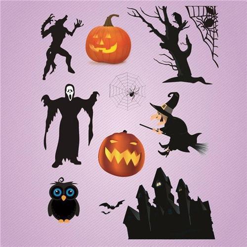 Inloveartstamp clear stamps / China Halloween Clear Stamps