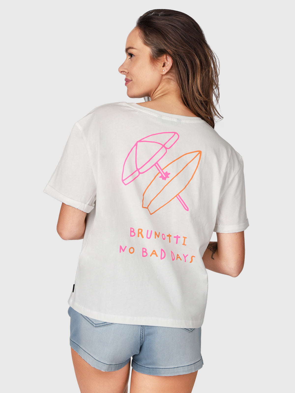 vlot aflevering Menselijk ras Amalia Dames T-shirt | Wit – Brunotti