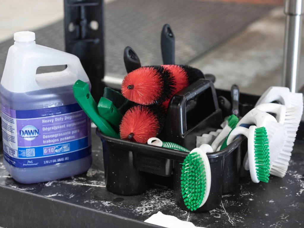 Brushes and sponges for bike cleaning