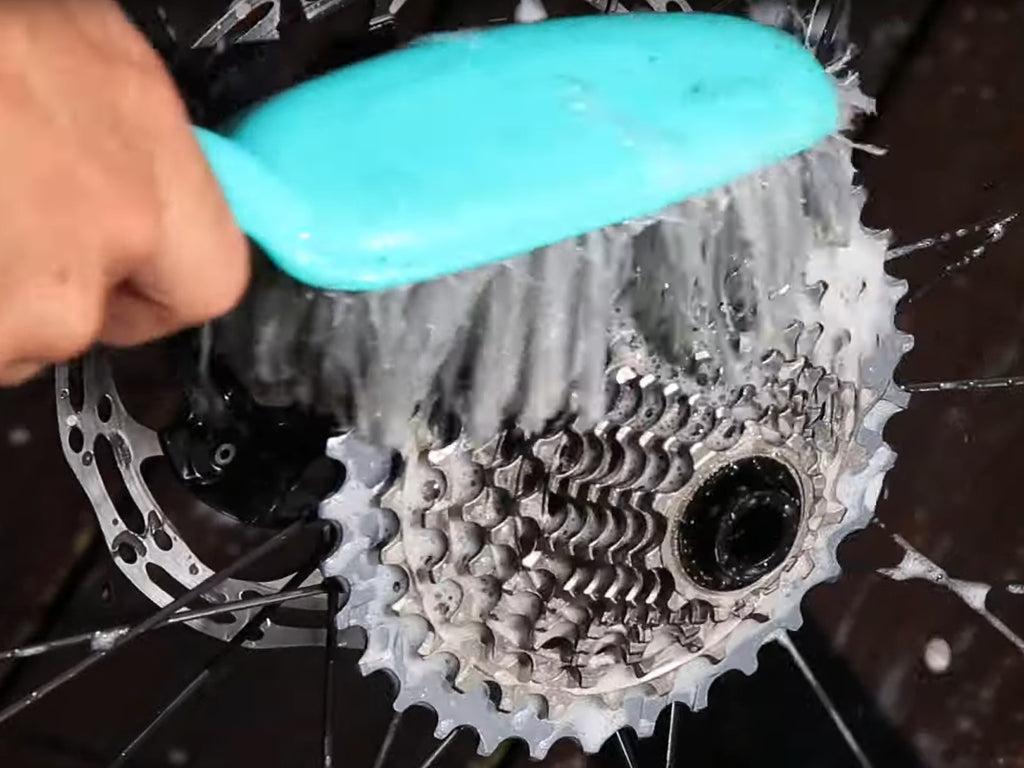 Bike cassette cleaning