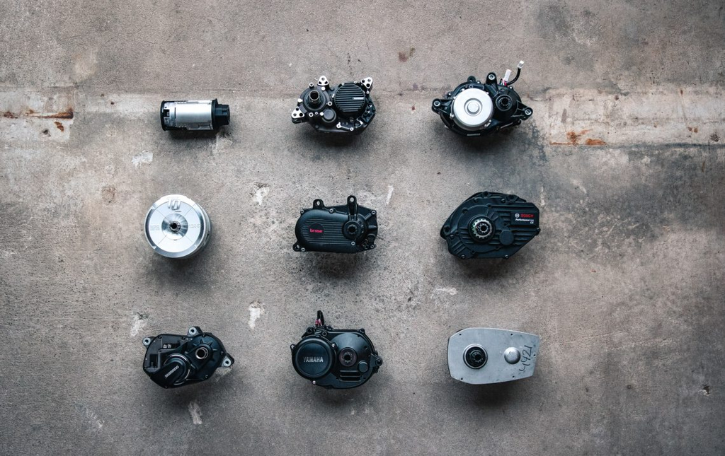Diferentes tipos de motores para bici de montaña eléctrica Bosch, Yamaha