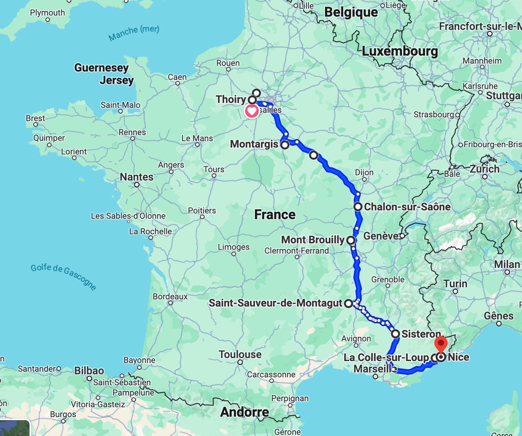 Paris-Nice 2024 route